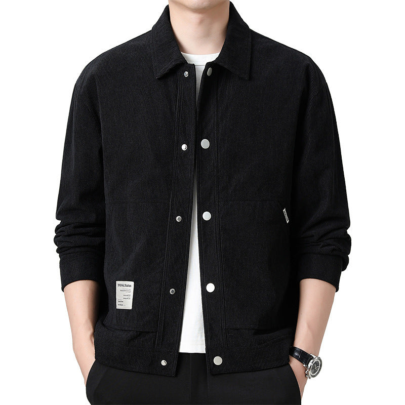 Men Cord jacke Business Slim Fit