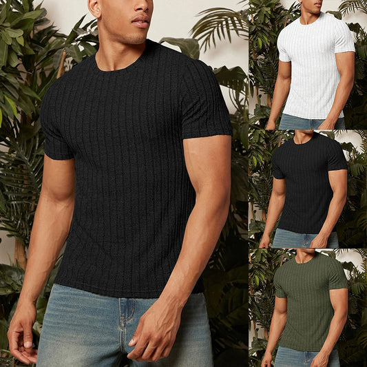 Men Summer Original Collar T-shirt Summer Mens Clothing