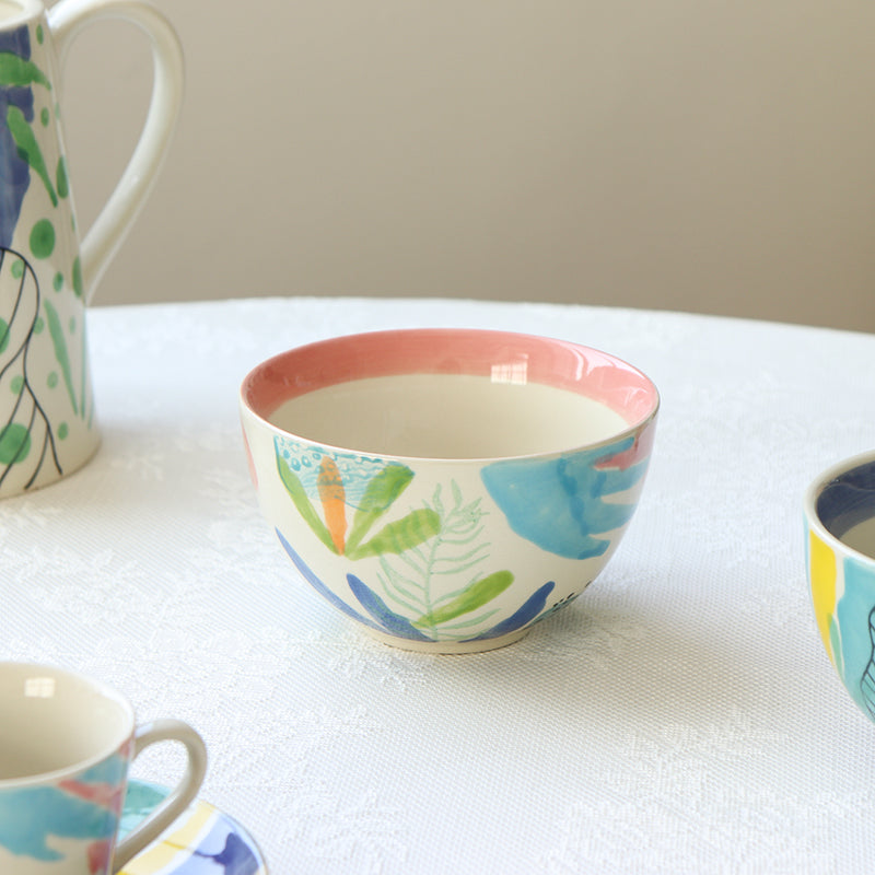 Porcelain Tableware Set Hand Painted Underglaze