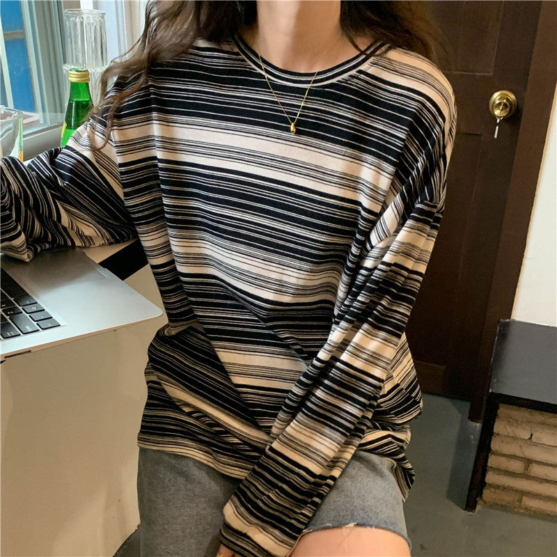 Women's fashion loose cool bottom shirt