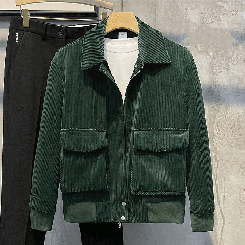 Men Corduroy coat trendy jacket trendy brands fashion