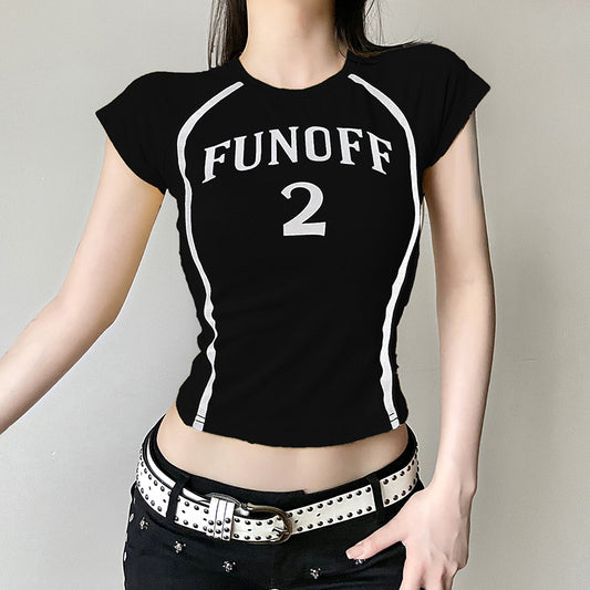 Women Slim-fit Basic Simple T-shirt Top