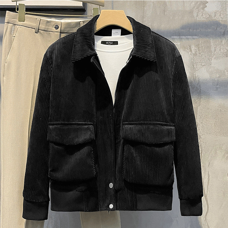 Men Corduroy coat trendy jacket trendy brands fashion