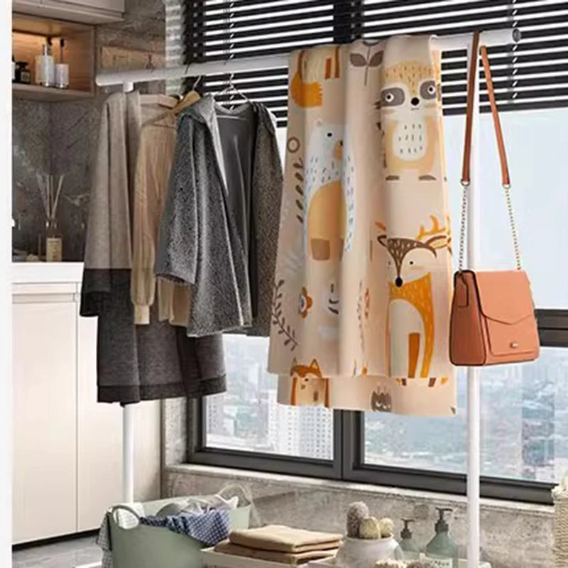 Garment Boutique Clothes Rack Black Display Balcony Storage Clothes Hanger Designer Corner Burro Ropa Perchero Hallway Furniture