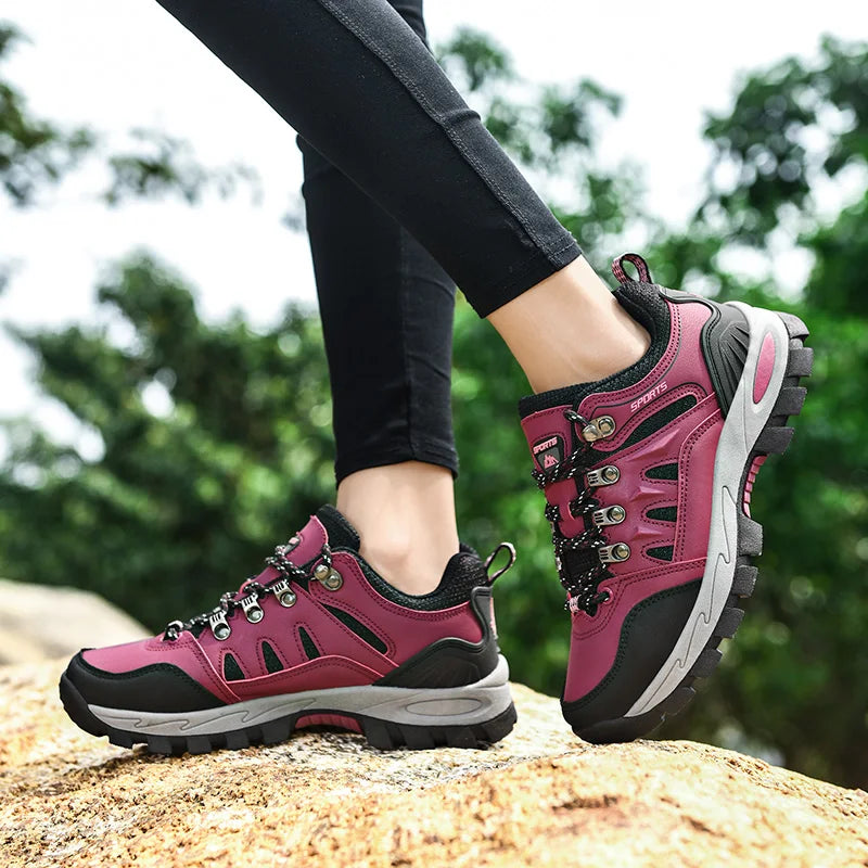 Women Hiking Boots For Women Ankle Professional Hiking Shoes For Woman Climbing Comfortable Women's Outdoor Shoes Free Shipping