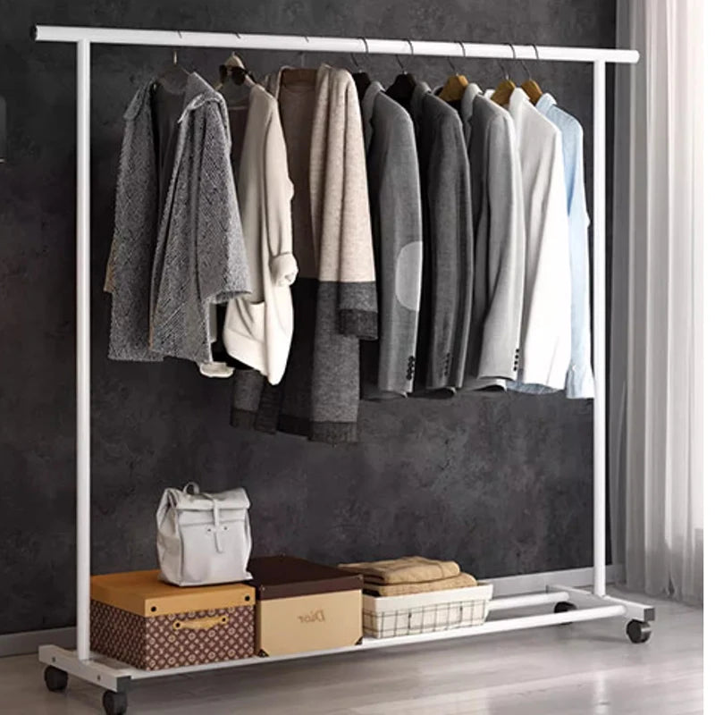 Garment Boutique Clothes Rack Black Display Balcony Storage Clothes Hanger Designer Corner Burro Ropa Perchero Hallway Furniture