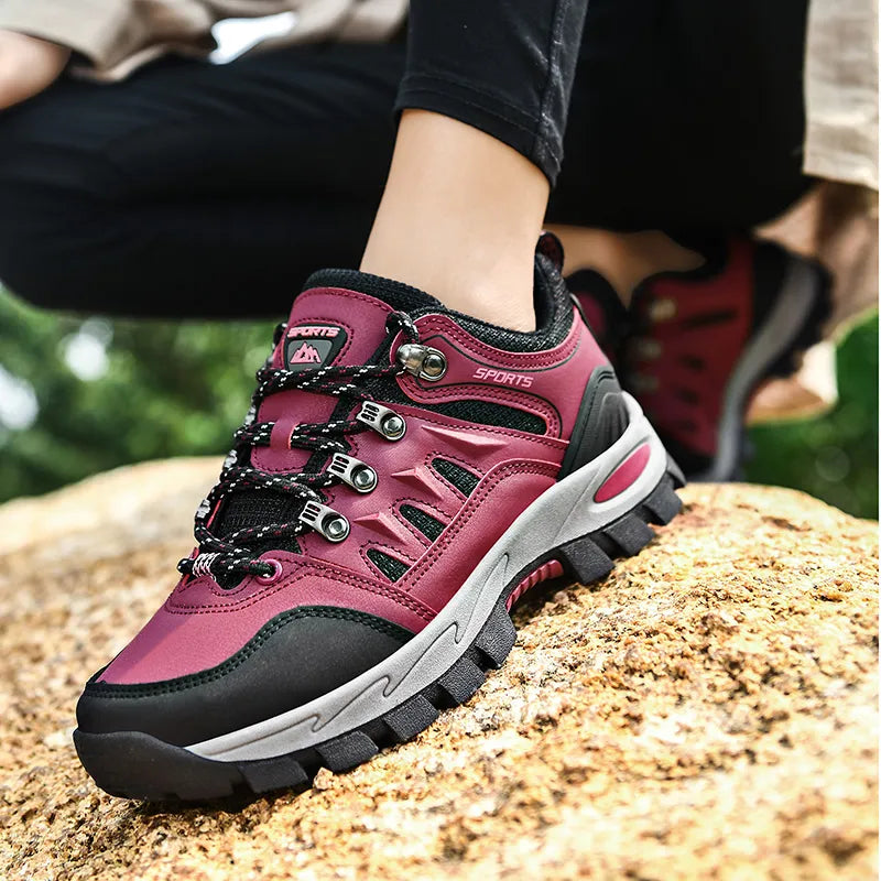 Frauen Wanderschuhe Für Frauen Knöchel Professionelle Wanderschuhe Für Frau Klettern Bequeme frauen Outdoor Schuhe Kostenloser Versand