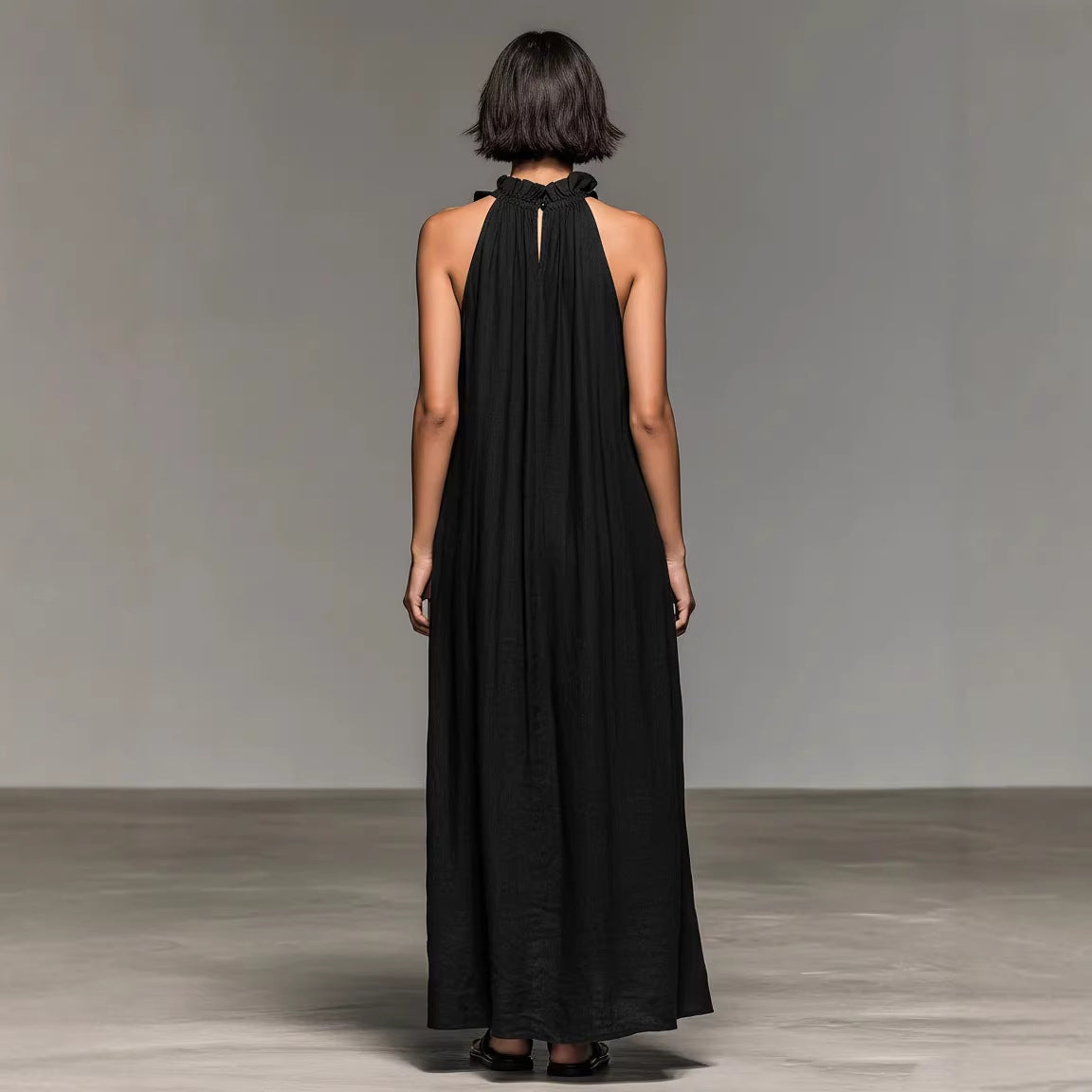 Ärmelloses Maxikleid im Resort-Stil, ideal für viele Anlässe