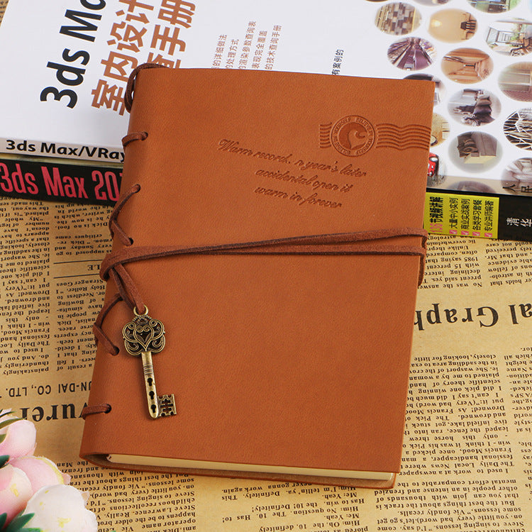 Office- Creative Stationery Retro Bandage Faux Leather Handbook Diary