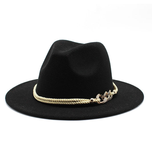 Hut Frauen Fedora Hüte Britische Vintage-Accessoires