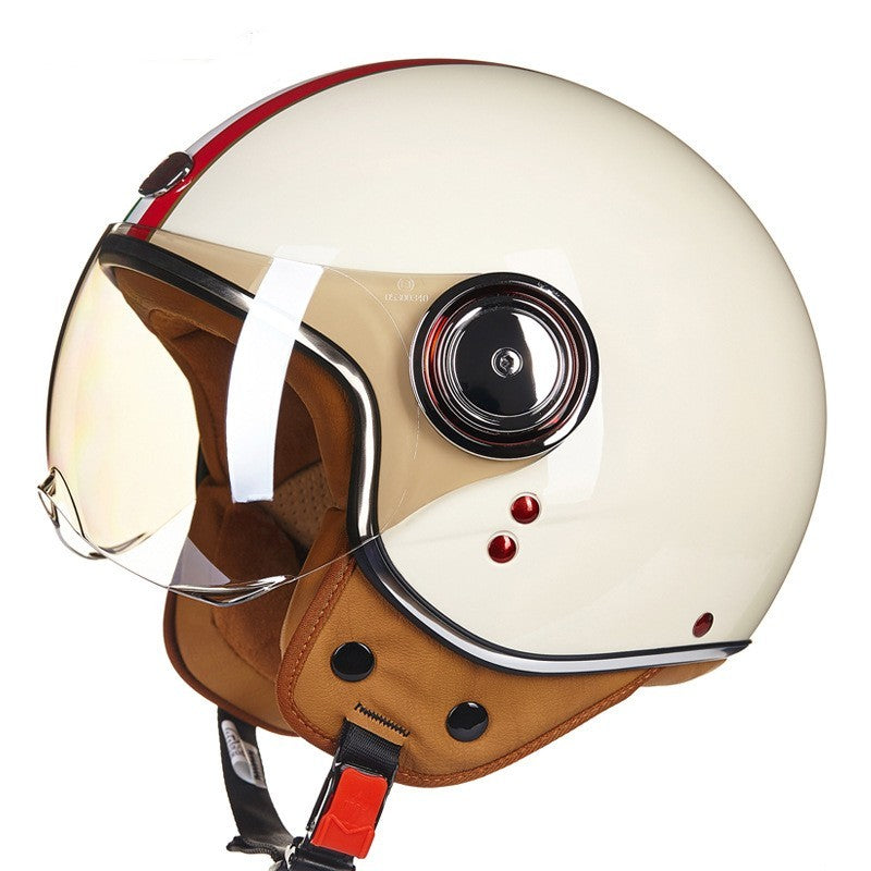 Electric scooter half helmet Lightweight, half-covered retro helmet