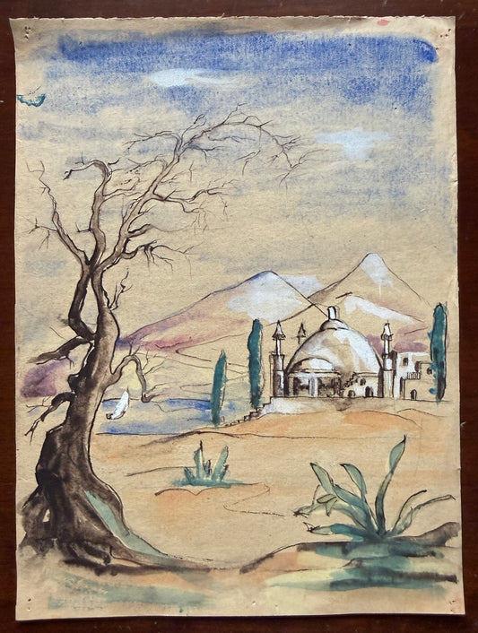 Asiatische, Orientalische Zeichnungen und Aquarelle - machen Sie den Preis !