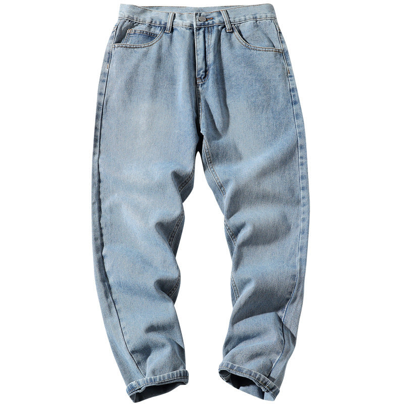 Herren Trendige Marke Drapieren Jeans Herren