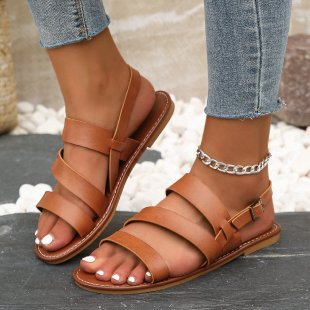 Women Sandals Fashion Round Beach