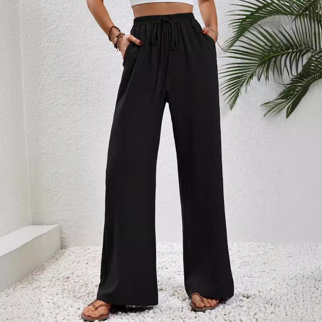 Women's Wide-legged Pants Casual Trousers