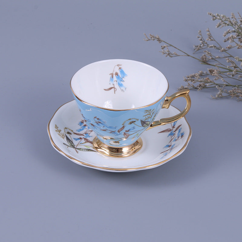 Bone China Coffee Cup With Saucer Afternoon Tea Set