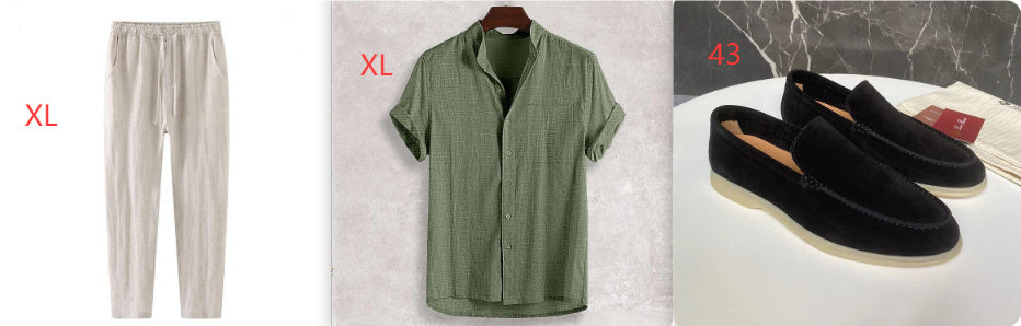 Cardigan da uomo in cotone con collo alto e maniche corte sottili