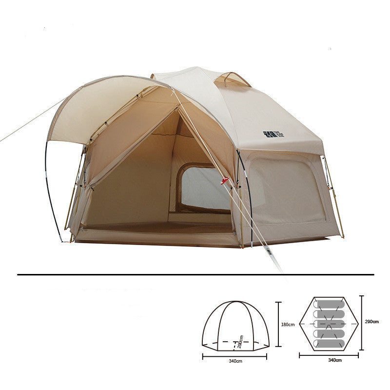 Camping Outdoor Thickened Rainproof Portable Folding Automatic Camping Tent