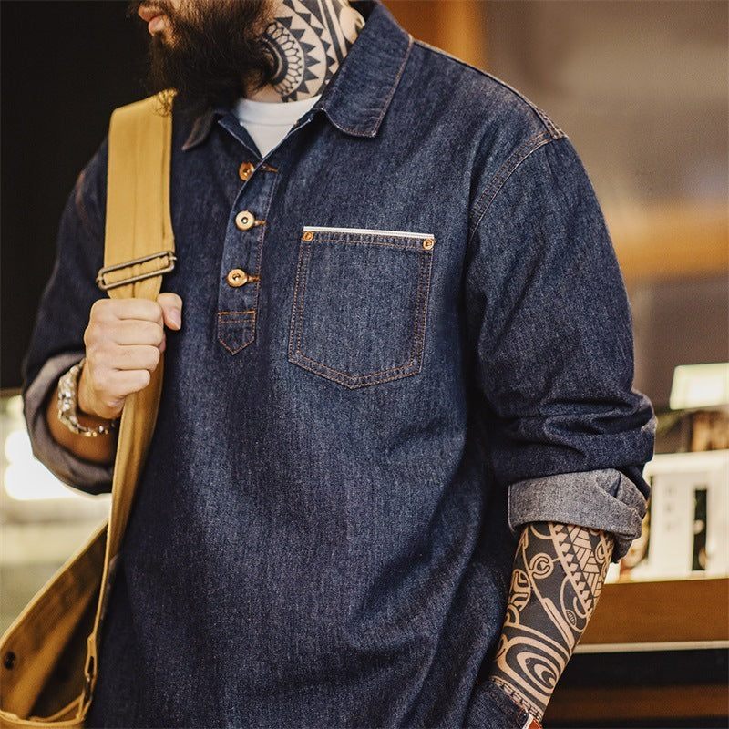 Men Jeans Shirt