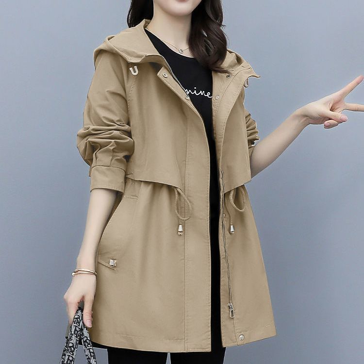 Women's casual fashion hooded jacket