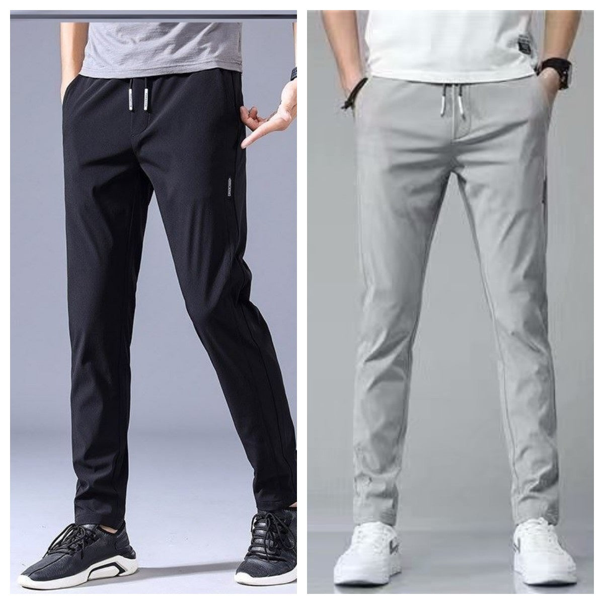 Men dünne Casual Hosen Der Trend Lose Gerade Jogginghose Trend