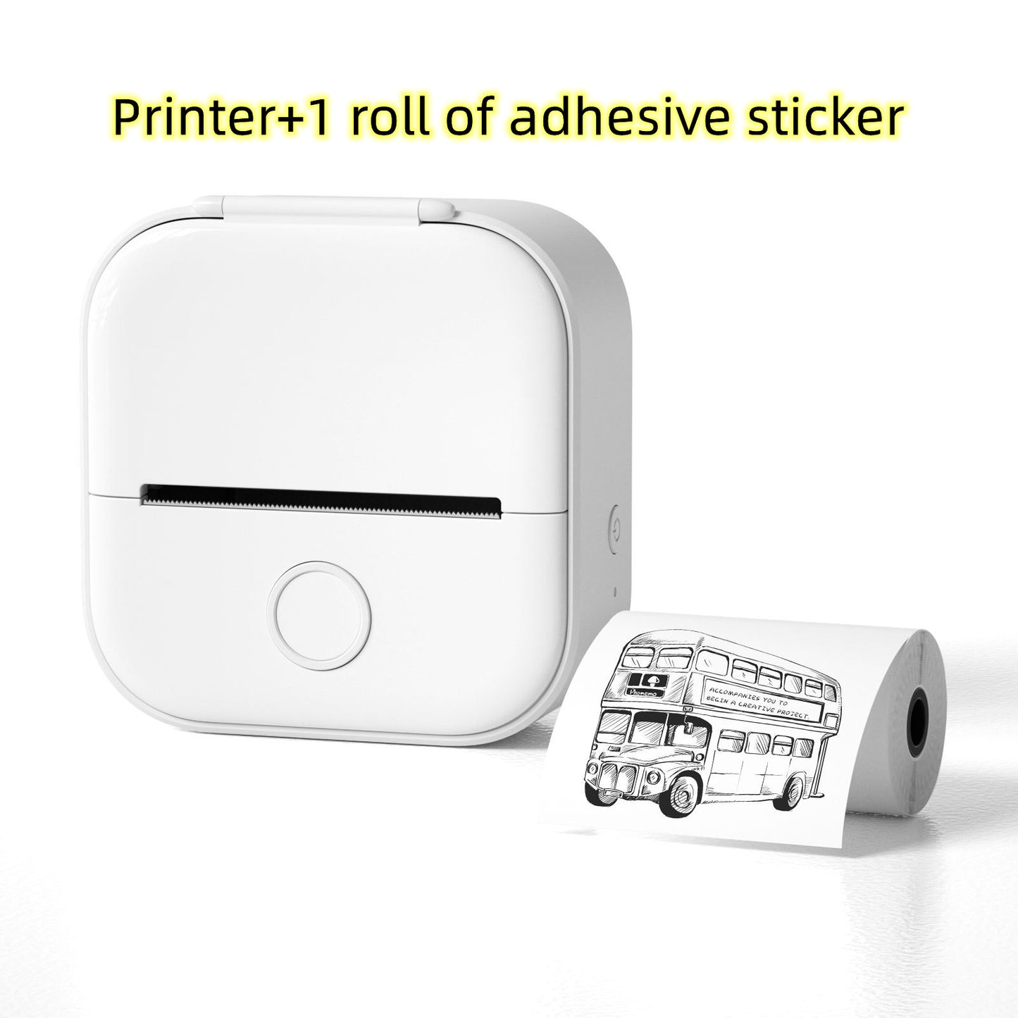 Portable Mini Thermal Label Printer, Home Photo Printer, Wrong Question Students Printer, Bluetooth Mini Label Printer,