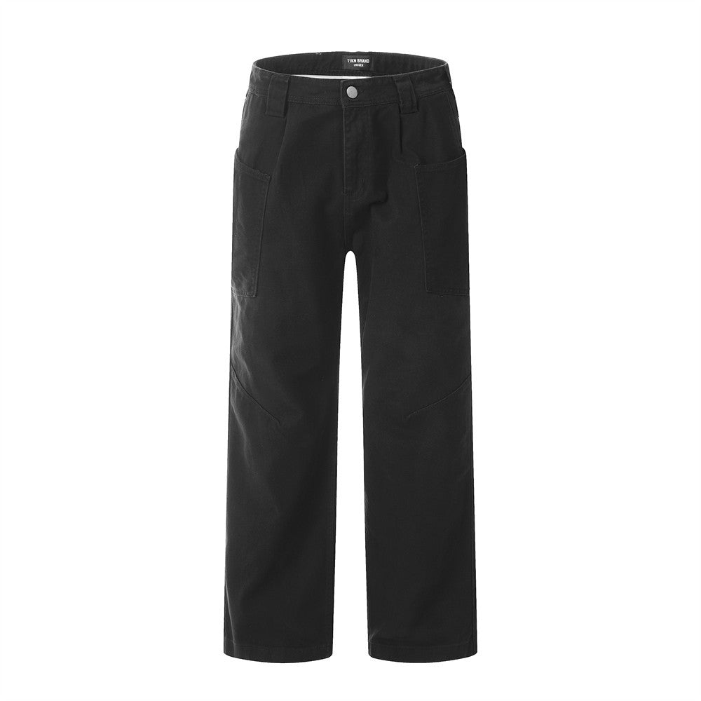 Men's Fashion Work Clothes Denim Trousers