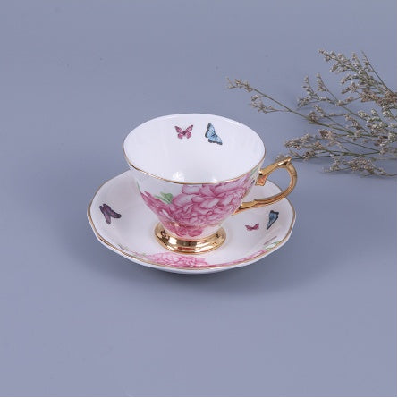 Bone China Coffee Cup With Saucer Afternoon Tea Set