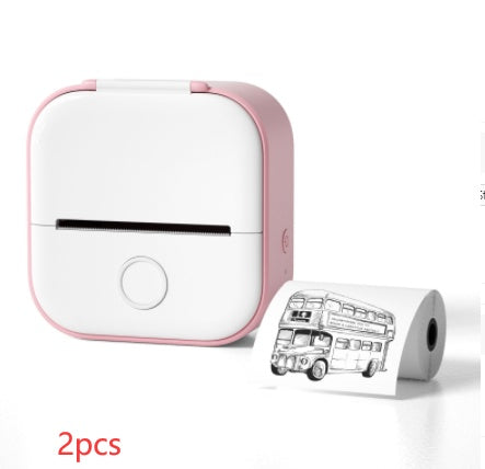 Portable Mini Thermal Label Printer, Home Photo Printer, Wrong Question Students Printer, Bluetooth Mini Label Printer,