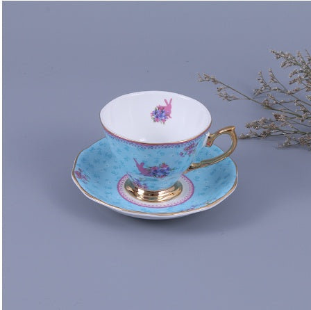 Bone China Coffee Cup With Saucer Afternoon Tea Set