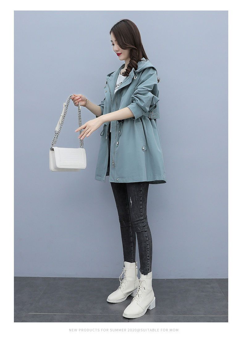 Women's casual fashion hooded jacket