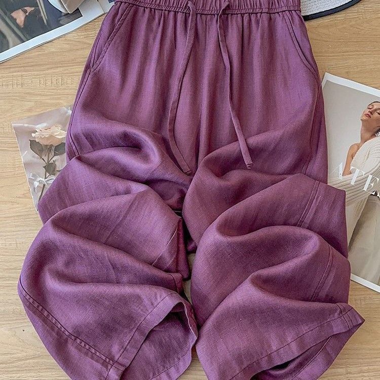 Hochtaillierte, trendige Hose aus Spandex