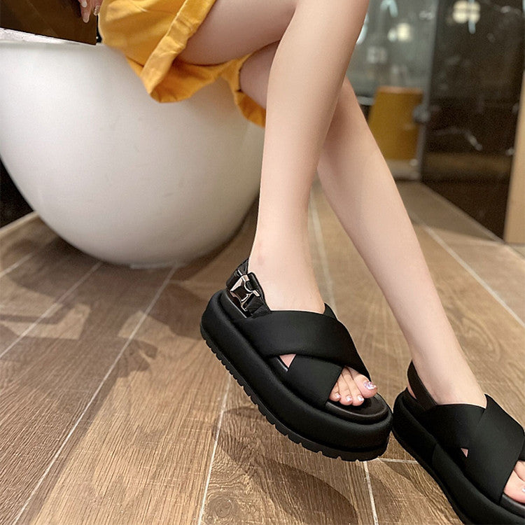 Women 2024 Leder Sandalen Hot