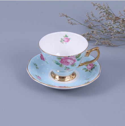 Bone China Coffee Cup With Saucer Afternoon Tea Set