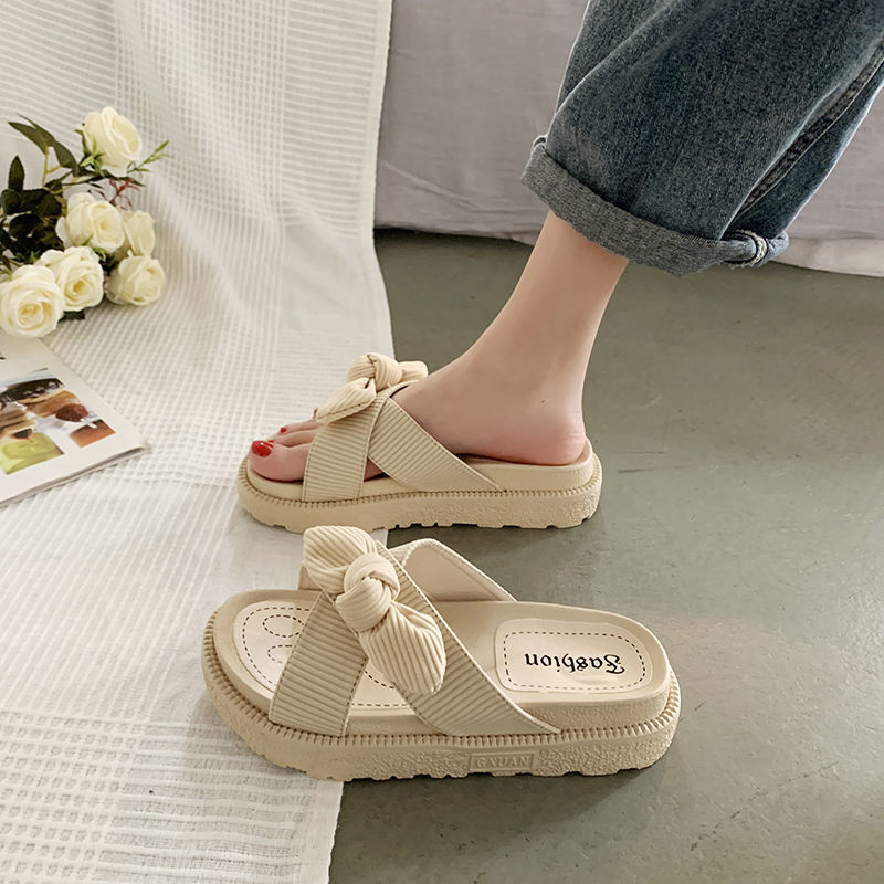 Women Two Wear Flat Platform Sandals