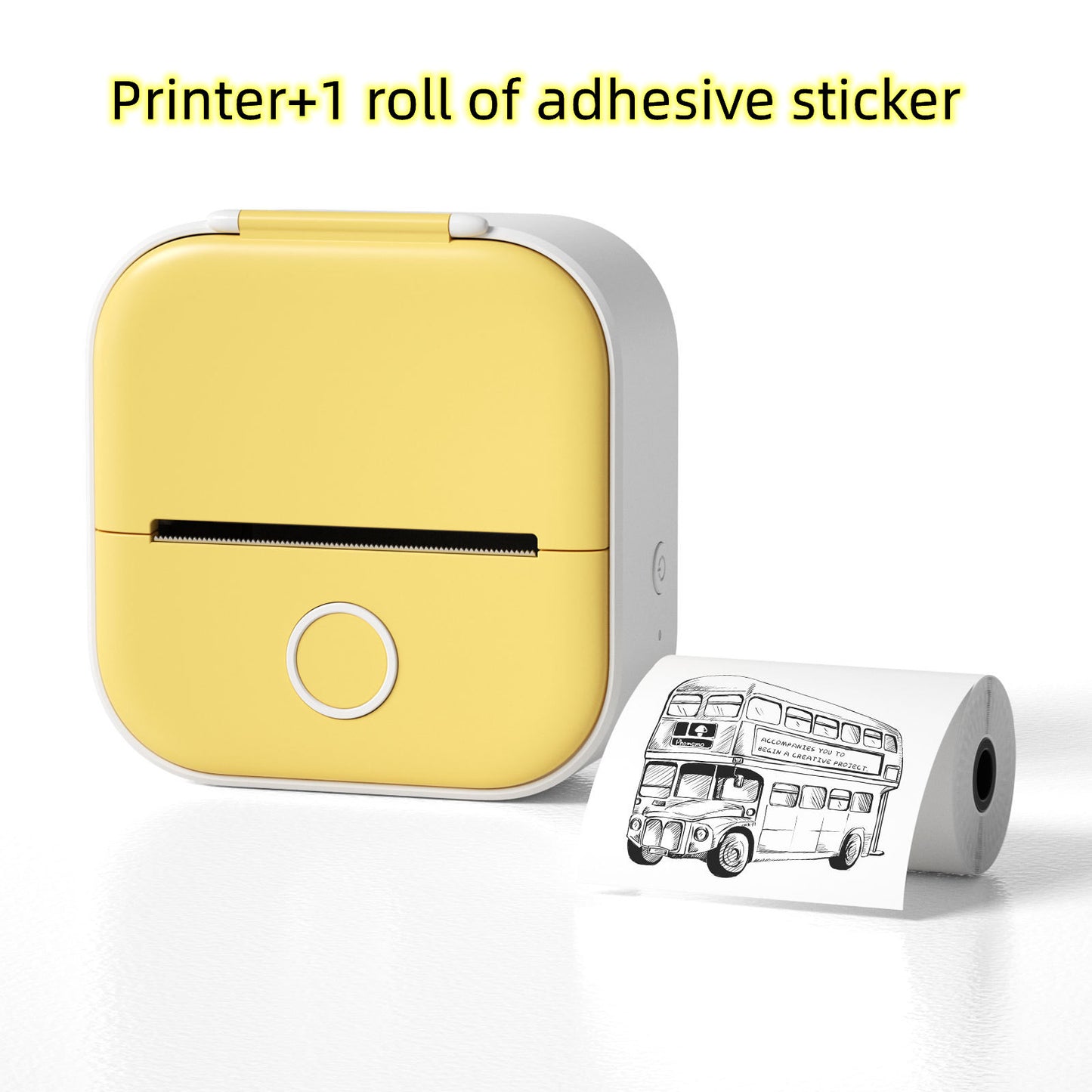 Portable Mini Thermal Label Printer, Home Photo Printer, Wrong Question Students Printer, Bluetooth Mini Label Printer,