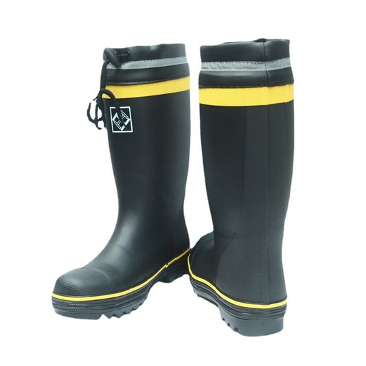 Camping Garden Industrial and Mining Rubber Knee-high Rain Water Boots Male Steel Head