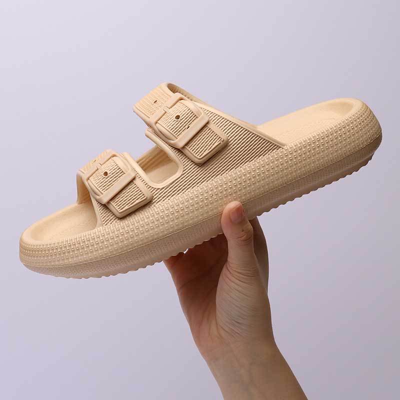 Women Platform Slippers Beach Summer Fashion Outerwear Shit Feeling Soft Bottom Sandals