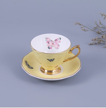 Bone China Coffee Cup With Saucer Afternoon Tea Set