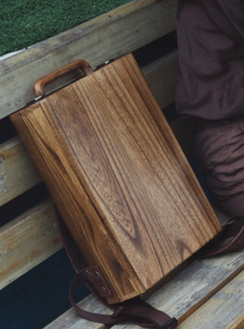 Handgemachte Spezial anhänge Holztasche-Koffer