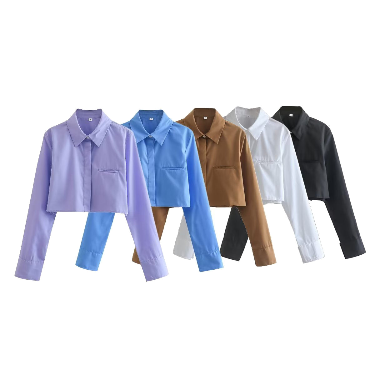 Women's French Short Lapels Shirt